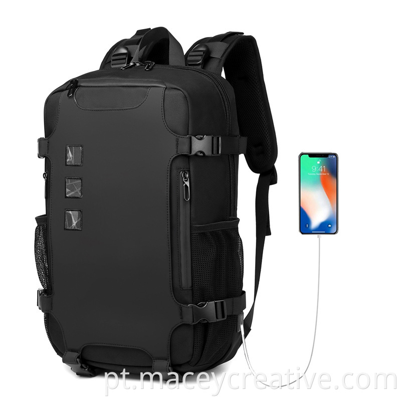 Mochilas de lazer à prova d'água e anti-sísmica de roubo anti-roubo de 16 polegadas Backpacks Sacos de computador com USB